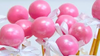 How to make CAKE POPS at home [upl. by Ranita]