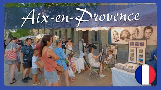 AixenProvence France ✨ 20Minute Walk [upl. by Ynned]