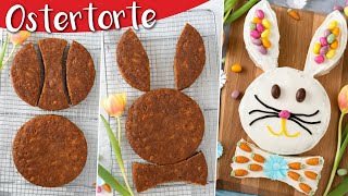 Süßer Hase als Ostern Torte  Einfache Rezept Idee [upl. by Huskamp567]