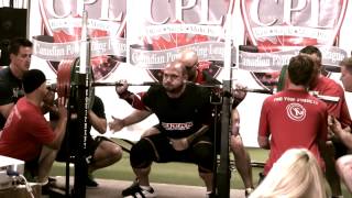 Amit Sapir Sets World Record in Raw Squat [upl. by Pasahow]