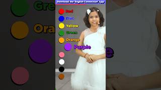 Color 🎨 Names in English Spoken English Practice Adi English Connection shorts [upl. by Eirol]