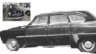 restored car GAZ12 ZIM version 1953 [upl. by Stoneman]