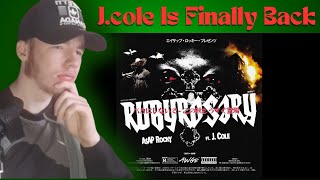 JCole Finally RETURNS  AAP Rocky  Ruby Rosary Audio ft J Cole REACTION [upl. by Afital542]