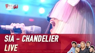 Sia  Chandelier  Live  C’Cauet sur NRJ [upl. by Ynamreg]