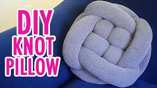 DIY Knot Pillow  HGTV Handmade [upl. by Dorinda]