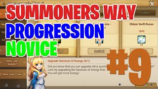 Summoners Way  Progression  Novice  9  Upgrade sanctum of energy  Summoners war 2022 [upl. by Nomead]