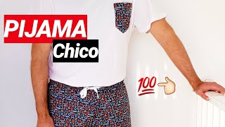 ❤Cómo hacer un PIJAMA para HOMBRE sin patrón❤  PIJAMA PARA HOMBRE [upl. by Alcott274]