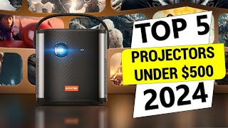 ✅TOP 5 BEST PROJECTORS UNDER 500  BEST PROJECTORS REVIEW [upl. by Travus]