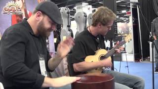 Ukulele Weeps Improvisation  Jack Ehelers PUKANALA at Namm Show 2014 [upl. by Nava]