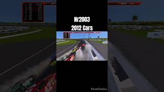 Nr2003 2012 Cars nascar nr2003 racing crash [upl. by Anirret224]