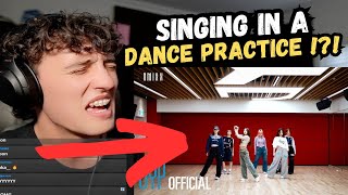 ARE THEY SINGING IN A DANCE PRACTICE   NMIXX Love Me Like this  Run For Roses  REACTION [upl. by Robertson]