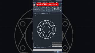 Autocad mechanical practice drawing  2d drawing  autocad tutorial in hindi  autocad 2d [upl. by Alakim]