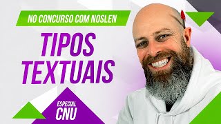 CNU  Tipos Textuais  Professor Noslen professornoslen cnu [upl. by Dunham]