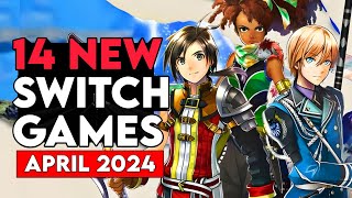 14 New Upcoming Nintendo Switch Games April 2024 [upl. by Ahsiekal510]