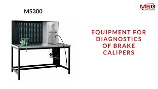 MS300 – Test bench for diagnostics of brake calipers [upl. by Henn]