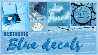 Aesthetic Blue Decals 💙🐳 [upl. by Chemarin]