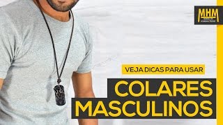 COLAR MASCULINO 5 Dicas para usar  Moda Masculina [upl. by Schofield]