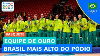 JOGOS PANAMERICANOS l BASQUETE FEMININO DO BRASIL É OURO [upl. by Nicoline]