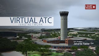 IVAO Online ATC  Jakarta Radar East WIIFECTR  2024Nov24 [upl. by Klapp409]