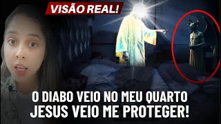 A VISÃO REAL QUE MUDOU A VIDA DE UMA JOVEM AO RECEBER A VISITA DE UM DEMÔNIO E DE JESUS [upl. by Briscoe289]