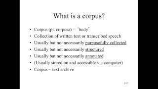 Introduction to corpora [upl. by Virgin74]