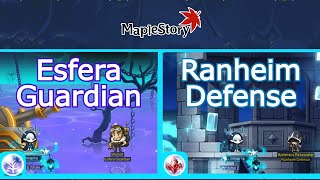 MapleStory Ranheim Defense amp Esfera Guardian Guide [upl. by Attemaj]