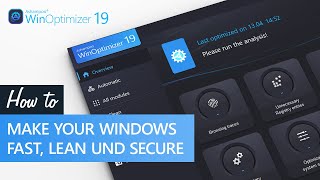 Ashampoo WinOptimizer 19  Make your Windows faster cleaner and more discreet [upl. by Gilliam]