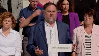 Oriol Junqueras Presentació de tota la Candidatura Trinitat Vella 13102024 [upl. by Amada]