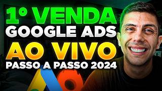 Google Ads Para Afiliados  VENDENDO AO VIVO NA HOTMART e Subindo Campanha do Zero PASSO A PASSO [upl. by Perl]