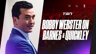 Webster on reshaping the Raptors around Barnes and Quickley [upl. by Shandie904]