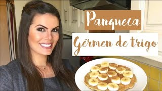 RECEITA FIT  Panqueca light de Gérmen de Trigo [upl. by Grimaud187]