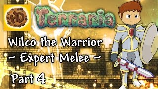 Terraria 13 Expert Melee Part 4 Eater of Worlds vs Swords 13 warrior playthrough [upl. by Tilda]