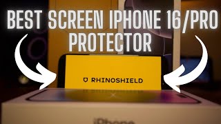 Best Screen Protector for iPhone 16 Pro RhinoShield Screen Protector Review amp Setup [upl. by Gayn645]