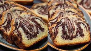 Super Soft Marble Cake Recipe  Easy Marble cake Recipe  Soft and Moist Marble Cake [upl. by Noiroc]