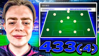 4334 DESTROYS Opponents ✅💥 Best EAFC 24 Custom Tactics amp Formation [upl. by Parshall]