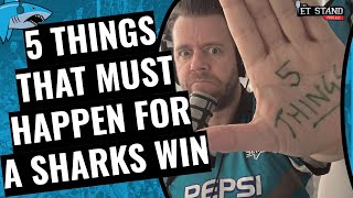 Cronulla Sharks vs Penrith Panthers  5 Things That Need to Happen for a Sharks Win  Boldo Thoughts [upl. by Nohsyt]