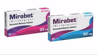 Mirabegron mirabet usesMoA dosage drug interactions in Hindiurdu [upl. by Kcirb]