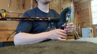 Banton Blackwood and bloodwood smallpipes [upl. by Dnomsad556]