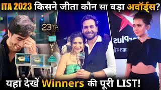 ITA Awards 2023 winners Harshad Chopda Tejasswi Prakash Aditi Dev Sharma bag the top honours [upl. by Leonora]