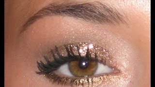 2 en 1  Maquillage de jour en maquillage de soirée glamour paillettes longue tenue [upl. by Nnomae603]