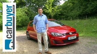 Volkswagen Golf GTI MK7 hatchback 2013 review  CarBuyer [upl. by Marciano479]