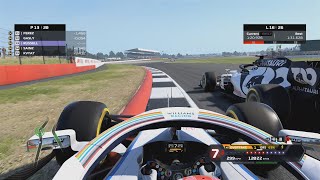 F1 2020  Overtakes Into Maggots Becketts amp Chapel [upl. by Airetnahs]