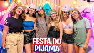 FESTA DO PIJAMA COM AS AMIGAS YOUTUBERS LULUCA JULIA SILVA FABI LANDIM E MUNDO DA VIVI [upl. by Salisbarry]