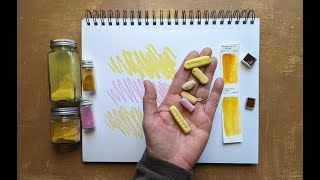 Making Botanical Lake Pigments for Watercolors and Pastels [upl. by Enerual]