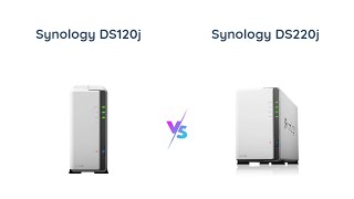 Synology DS120j vs DS220j NAS DiskStation Comparison [upl. by Godfree]