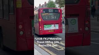 LK08 FKUMetroline Travel 08Reg ADL Enviro200 Dart busspotting londonbus fortheloveofbuses [upl. by Gibb]