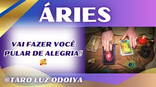 ÁRIES♈REALIZAÇÃO DE SONHO QUE VEM ATRAVÉS DE UMA OFERTA🥰 QUE VAI FAZER VOCÊ PULAR DE ALEGRIA‼️ [upl. by Tnattirb967]