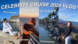 CELEBRITY CRUISE 2024 VLOG Canary islands highest mountain in Spain amp cruise nights [upl. by Yuht269]