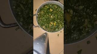 Cooking technology Brushman eats a delicious okra food africanfood food cooking [upl. by Emalia]