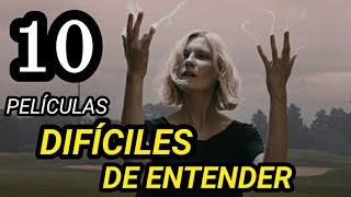 Top 10 Mejores Películas PSICOLOGICAS Difíciles De Entender [upl. by Attem80]